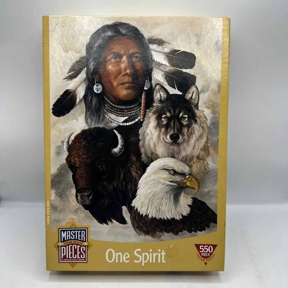 MasterPieces - One Spirit 550 Piece Jigsaw Puzzle Artist B.A. Roberts 18‎ X 24